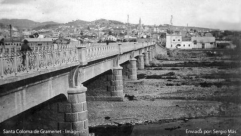 Pont Vell de Santa Coloma de Gramenet.